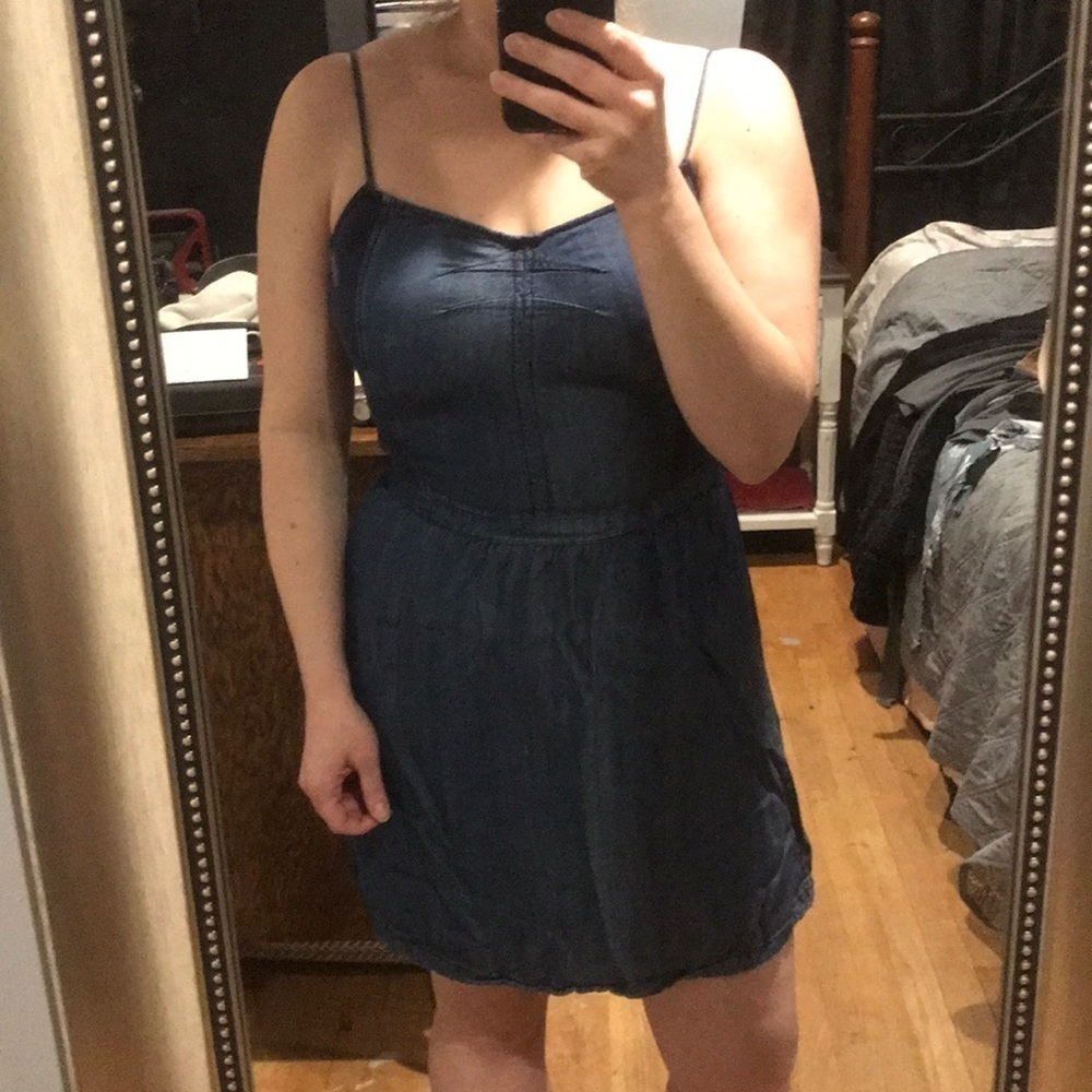 Maurices Fitted Sexy Chambray Dress